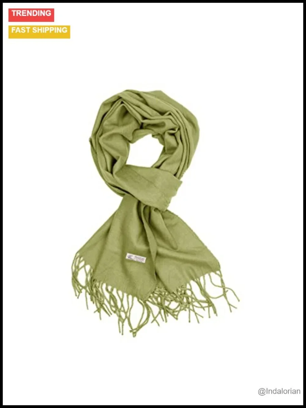 Plain Solid Color Cashmere Feel Luxurious Winter Scarf